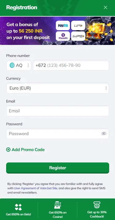 ValorBet Casino